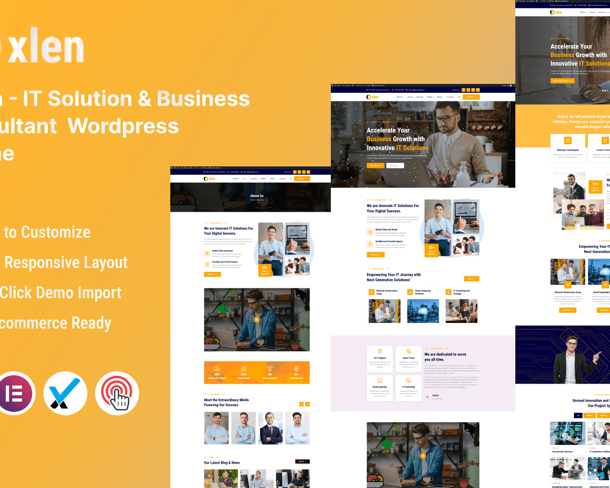 Oxlen - IT Solutions & Business Consultant WordPress Theme
